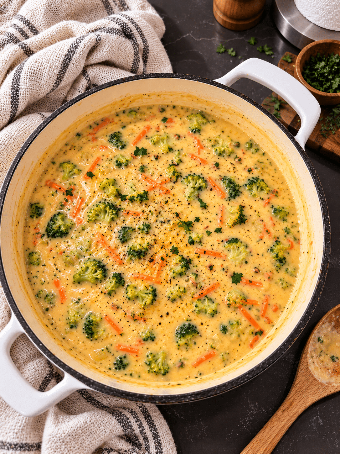 Broccoli Cheddar Soup (Better than Panera)