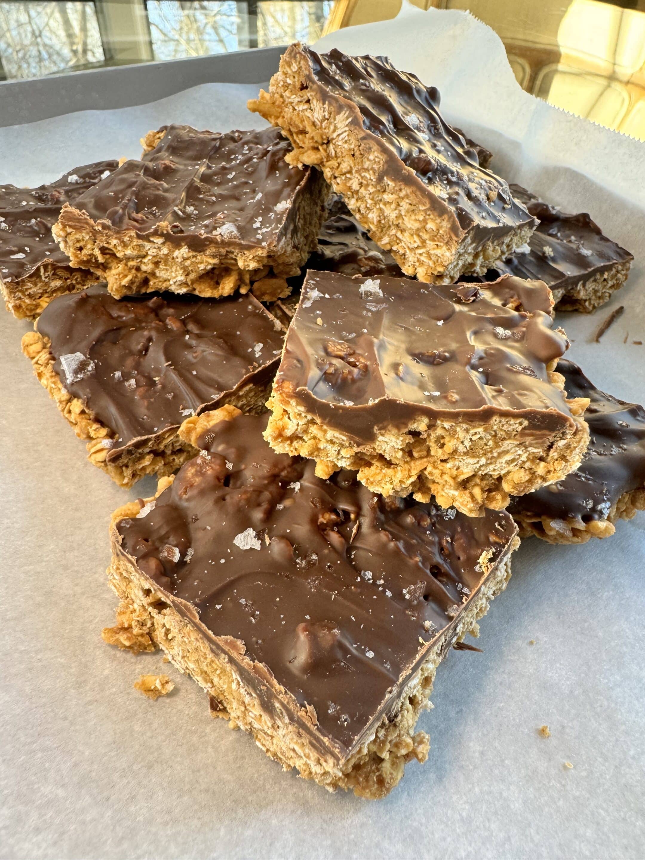 Healthy Peanut Butter Granola Bars