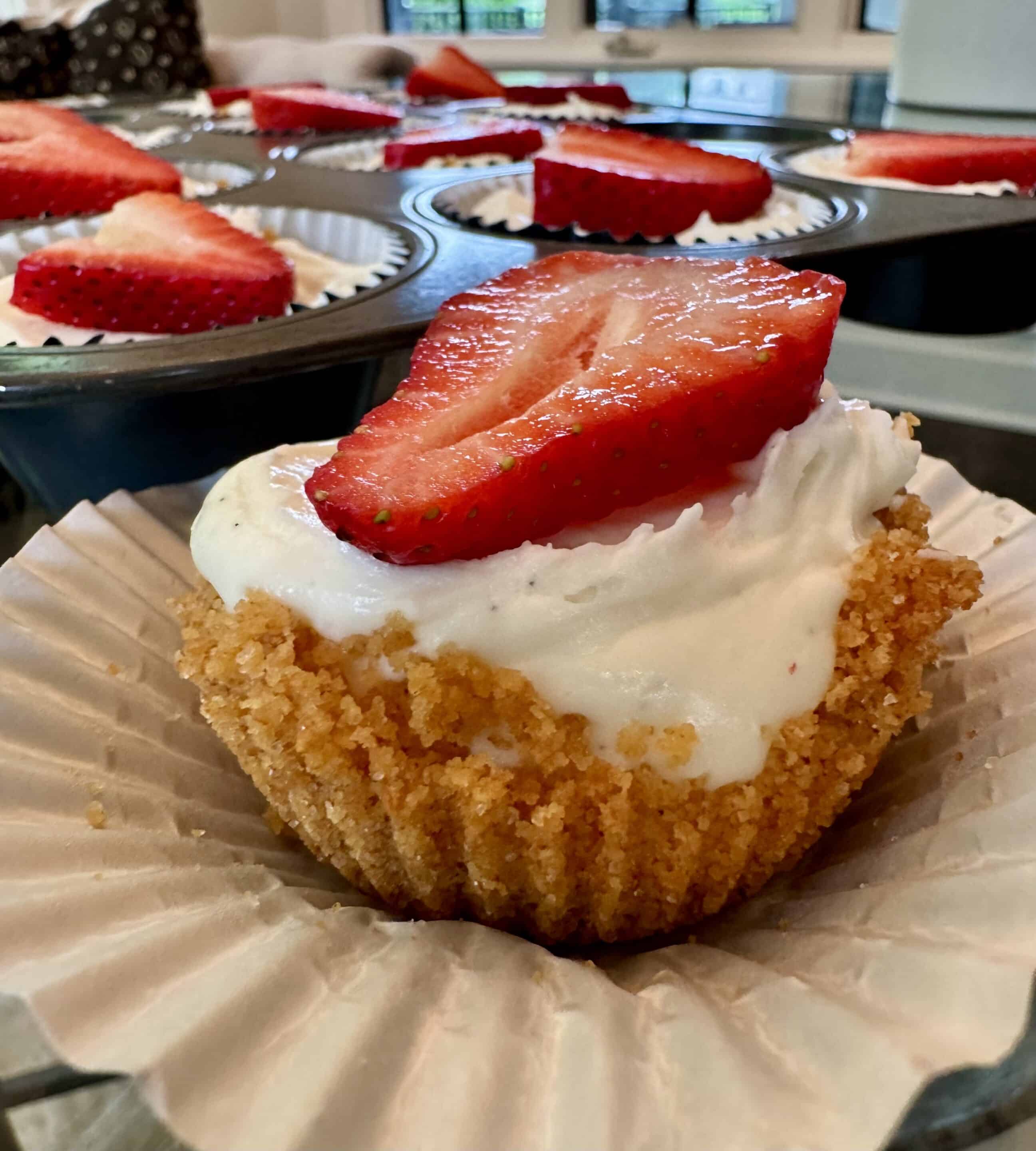 Individual No Bake Cheesecakes