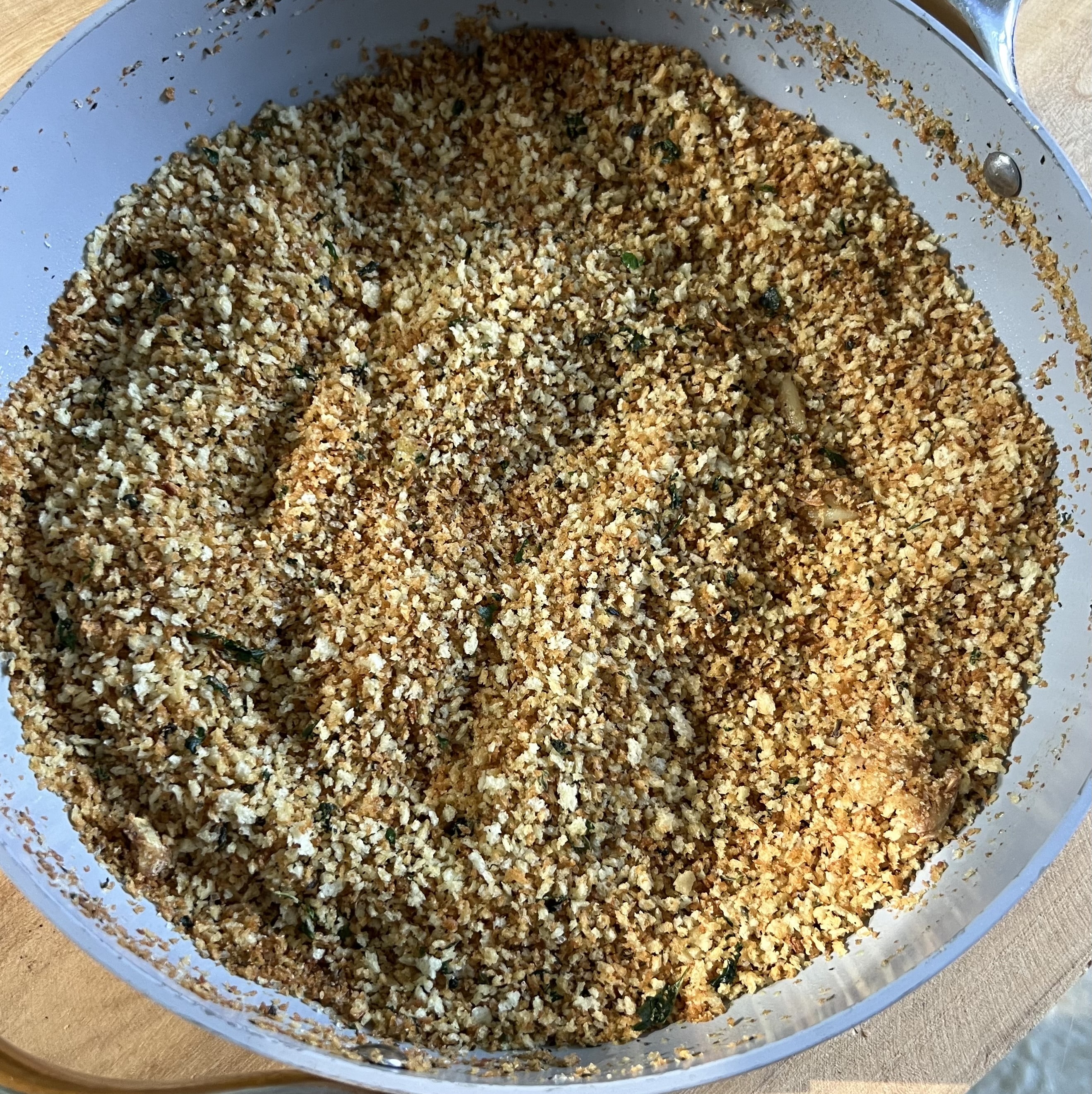 Crunchy Garlic & Herb Breadcrumbs