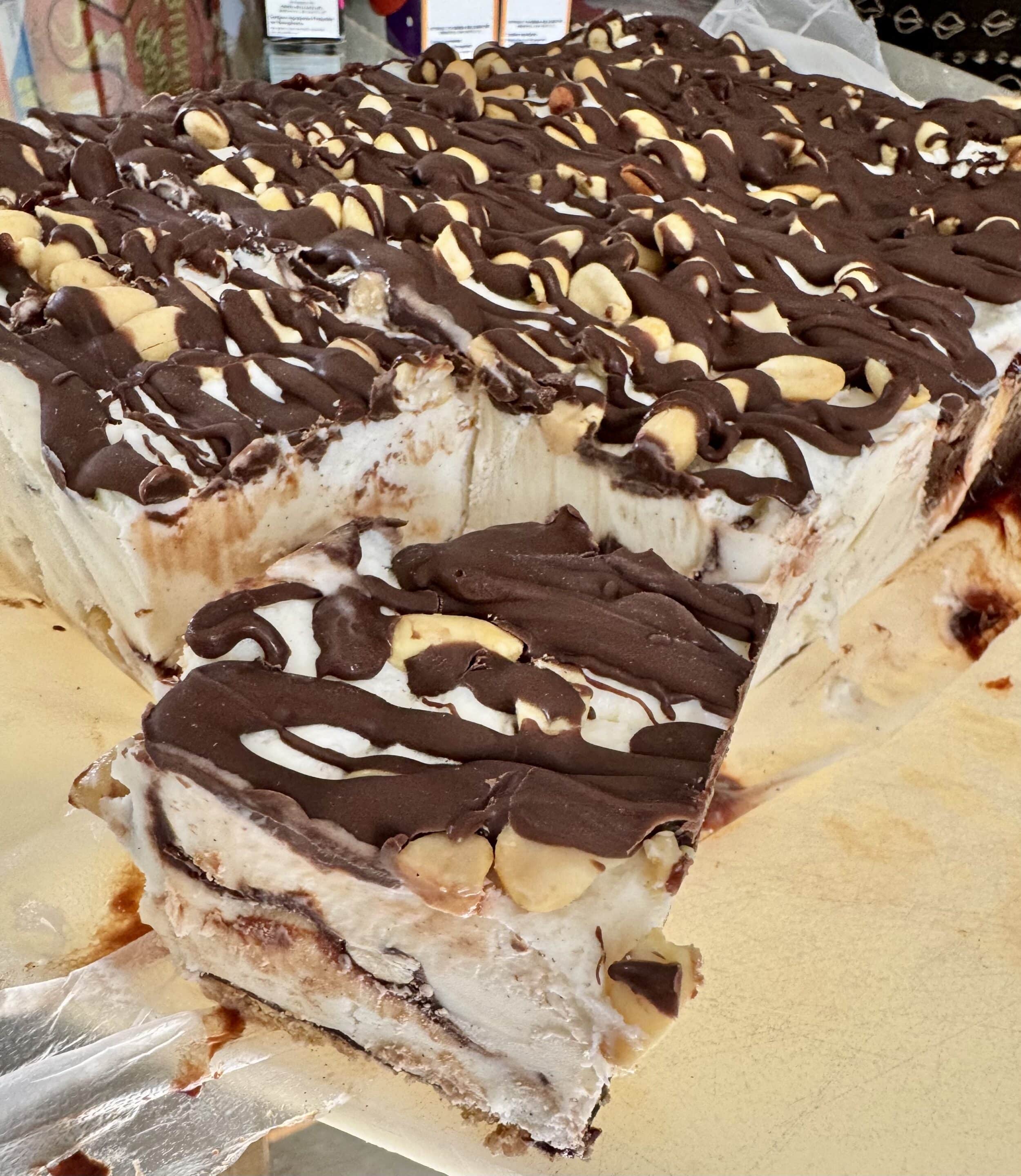 Buster Bar Ice Cream Cake