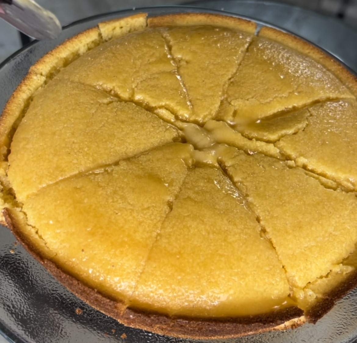 Honey Butter Glazed Cornbread