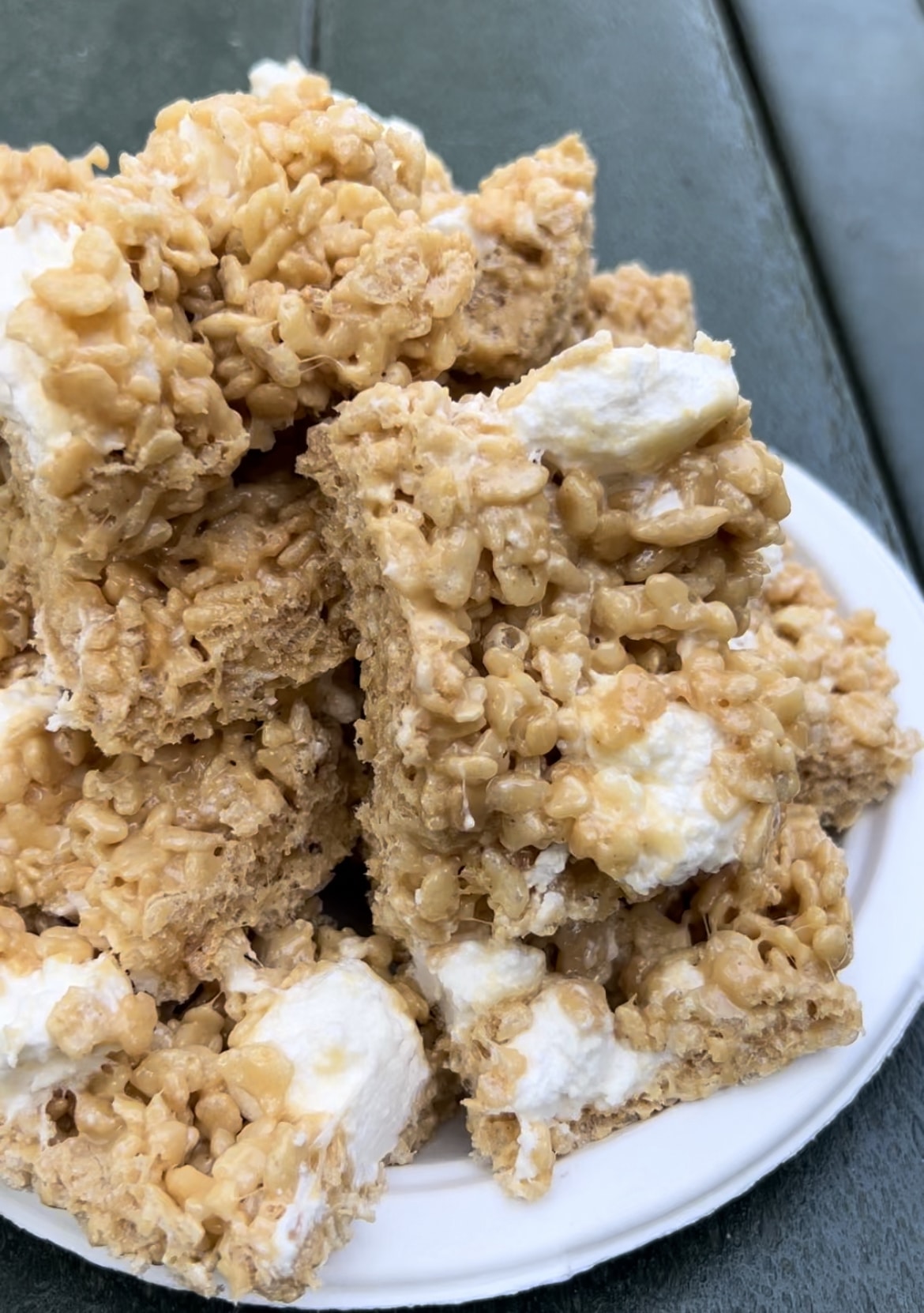 Chewy Peanut Butter Rice Krispies Treats