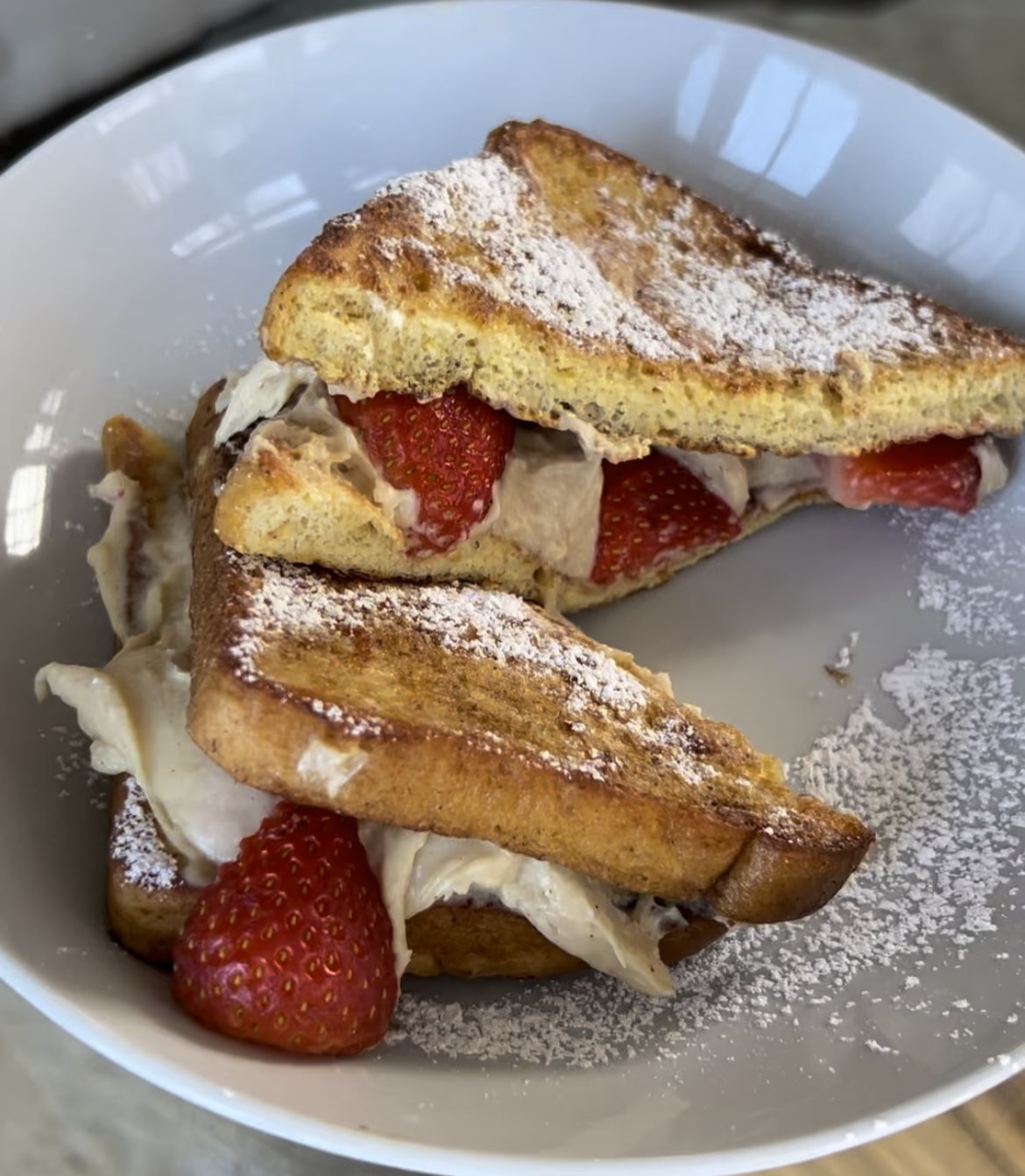 High Protein Low Carb Stuffed French Toast