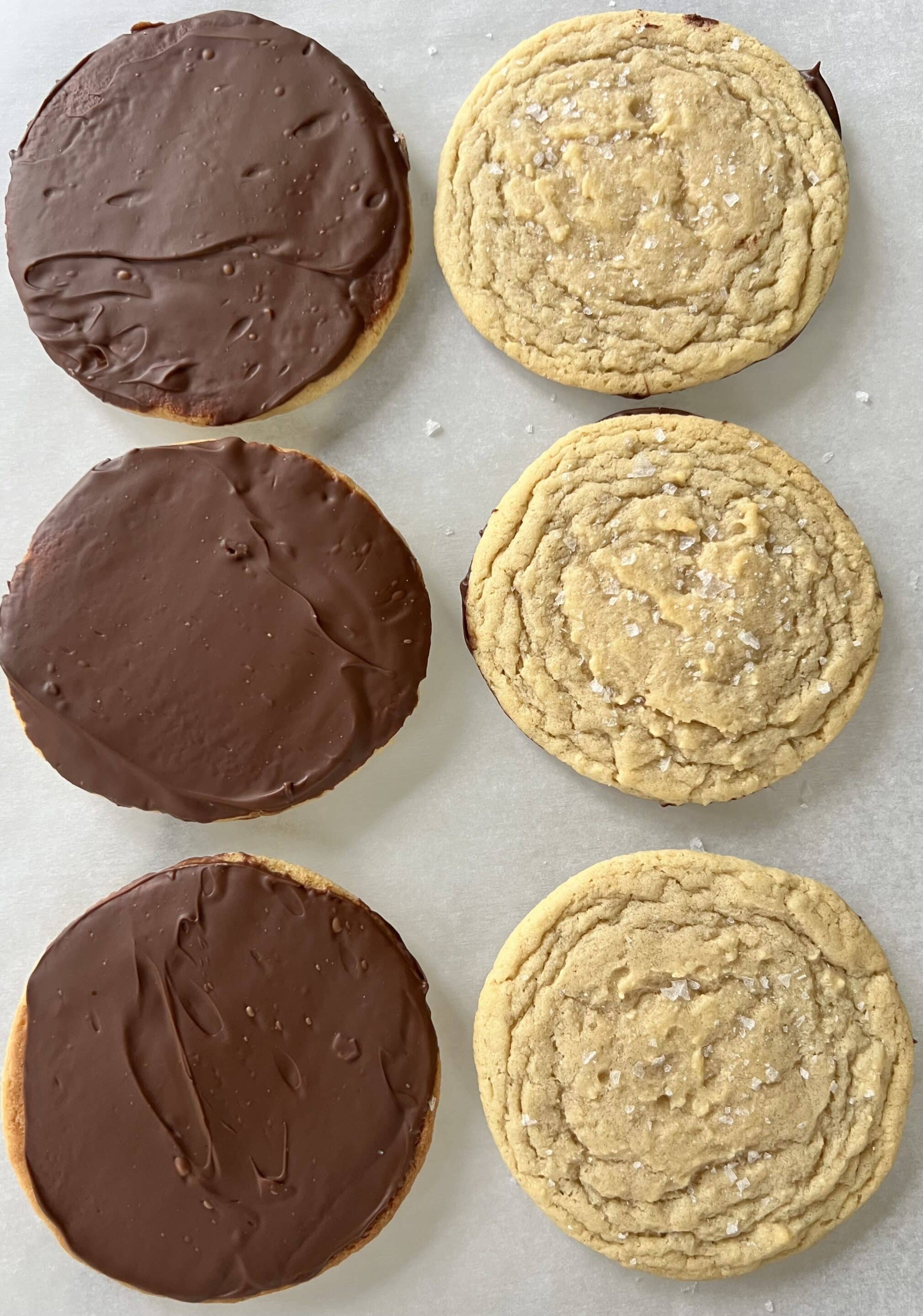 Chocolate Chipless Cookies (Dipped)