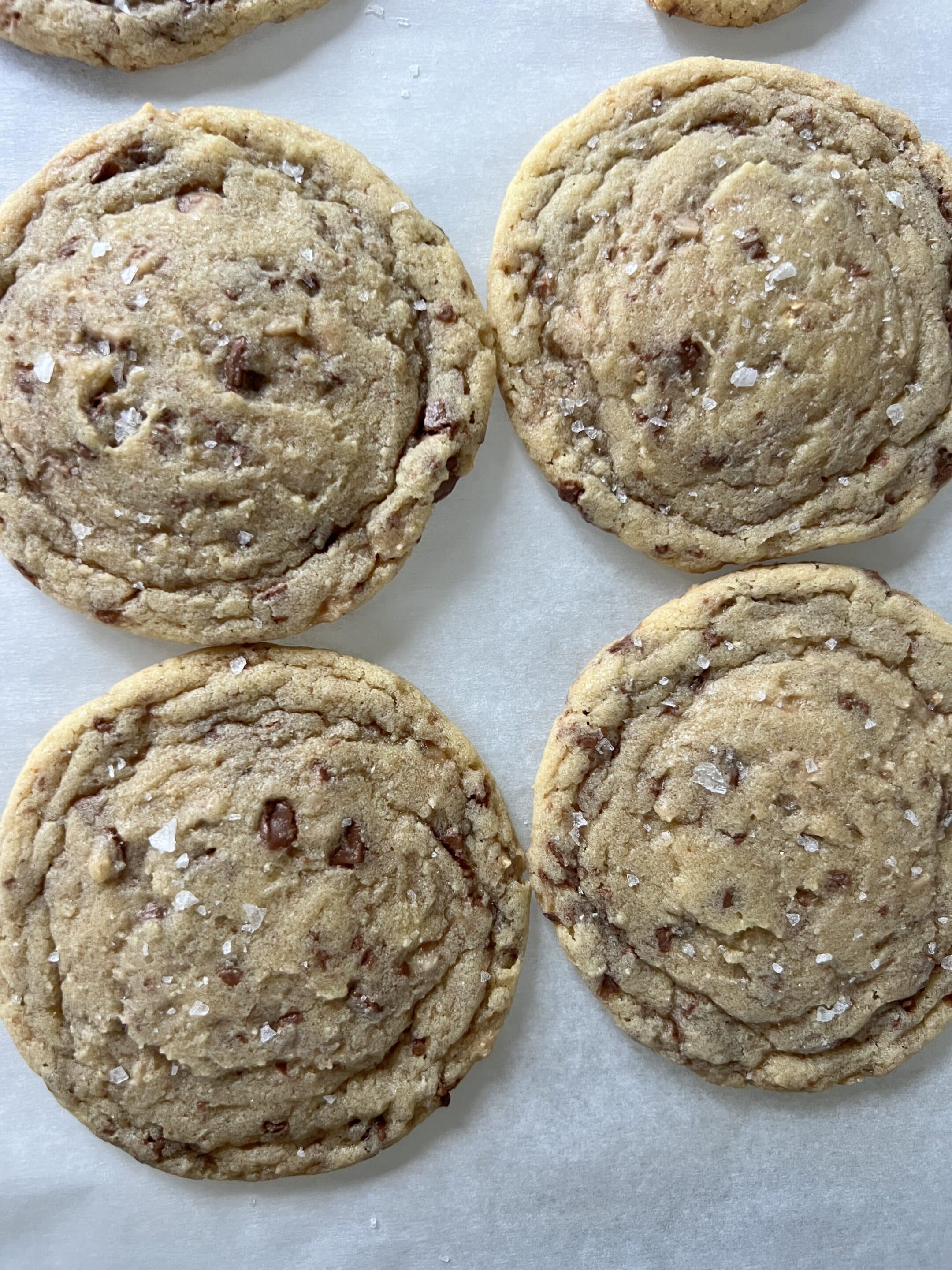 Salted Heath Chip Cookies