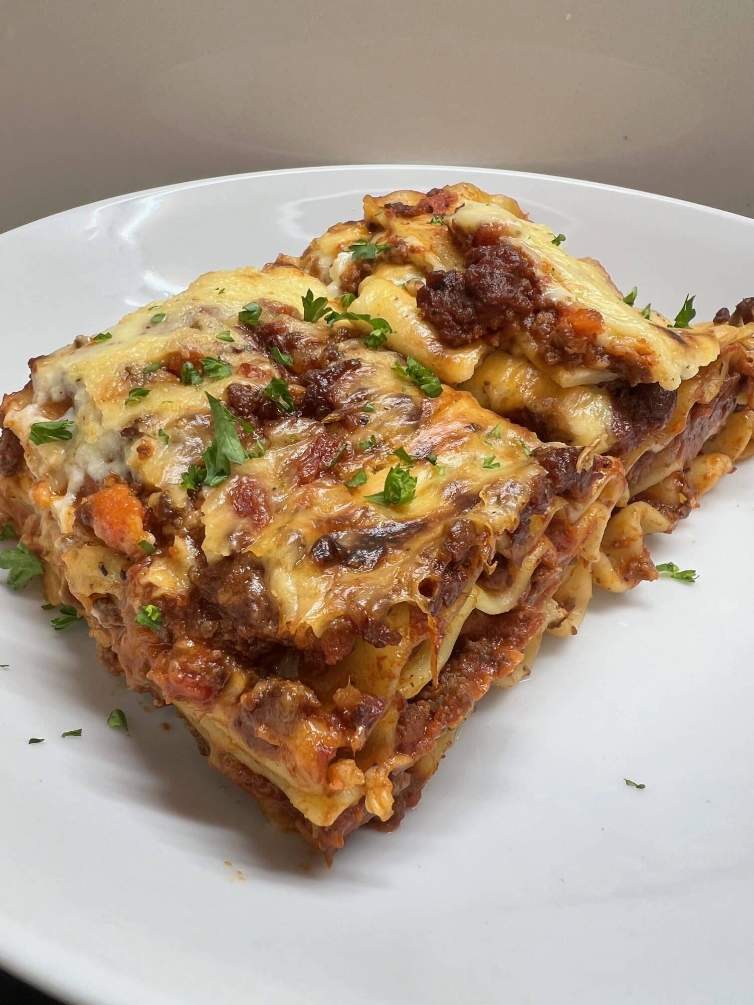 Bolognese and Bechamel Lasagna