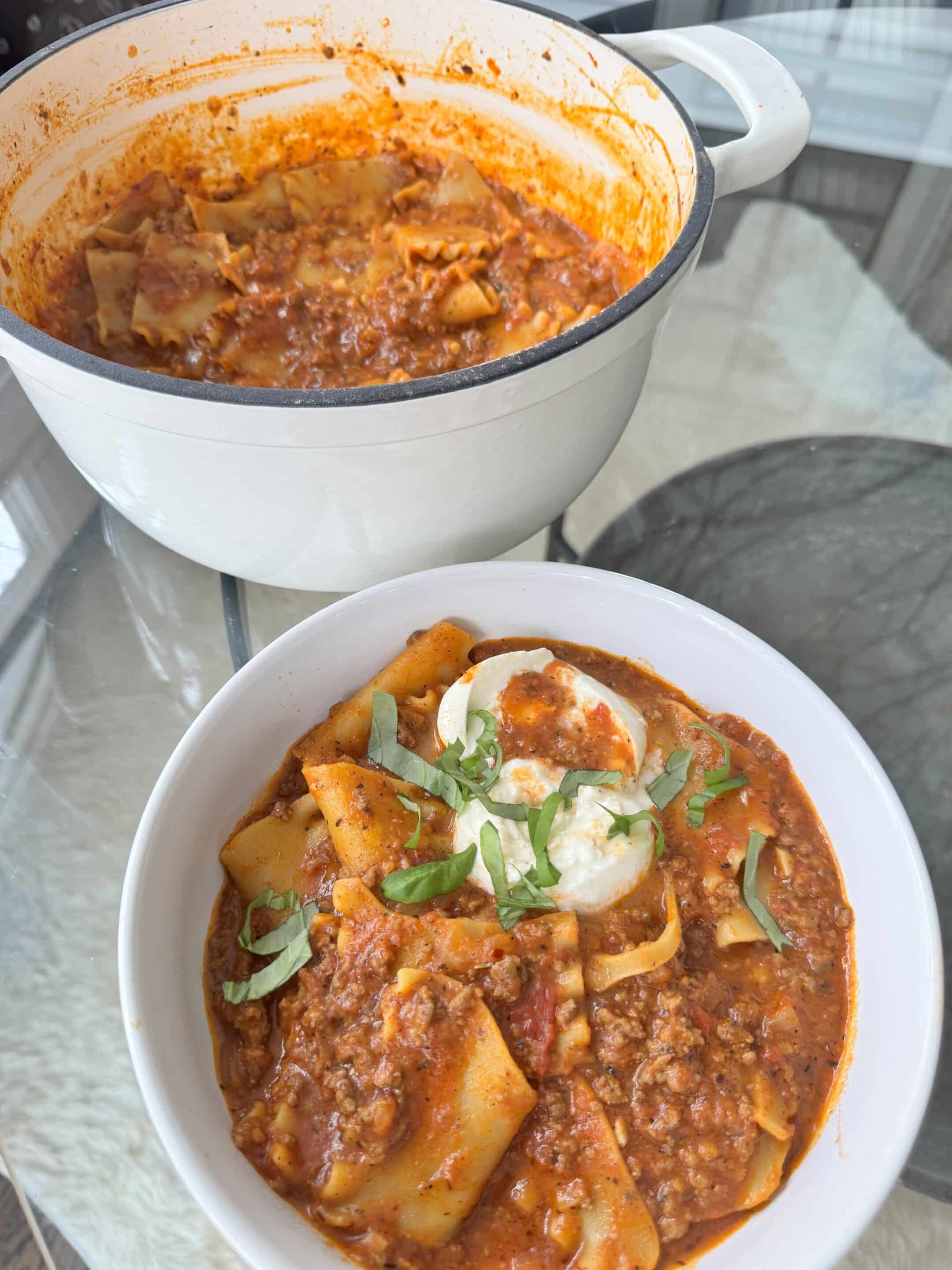 Lasagna Soup