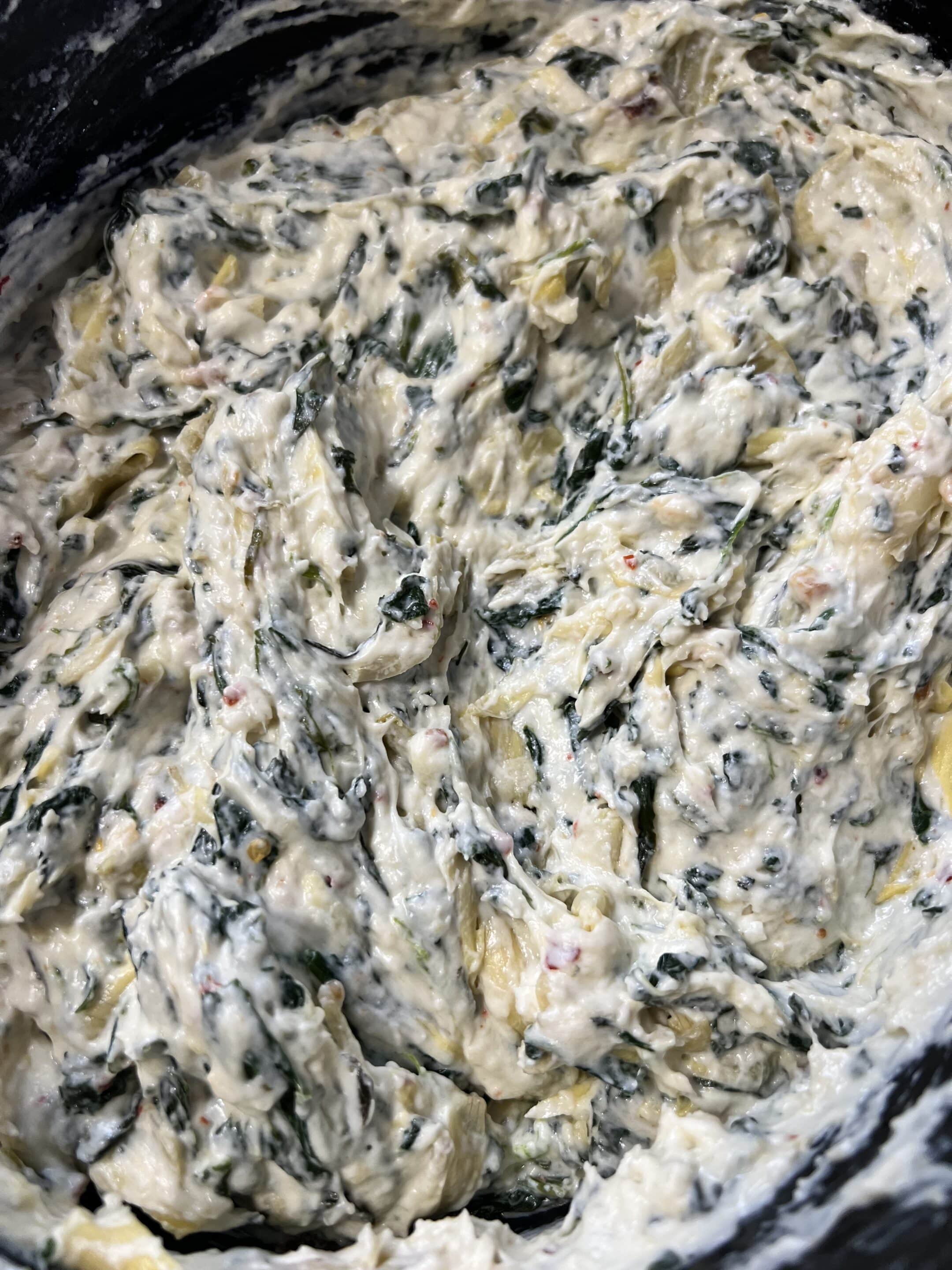 Crockpot Spinach Artichoke Dip